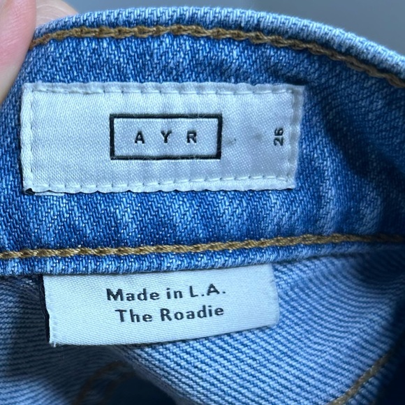 AYR The Roadie Straight Leg Jean Relaxed Fit Size 26 - Picture 12 of 16